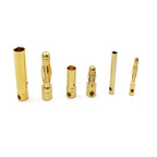 1-10pcs 2.0mm 3.0mm 3.5mm 4.0mm 5.0mm 5.5mm 6mm 6.5mm 8mm Gold-plated Bullet Plug High Current Banana Connector for RC Lipo