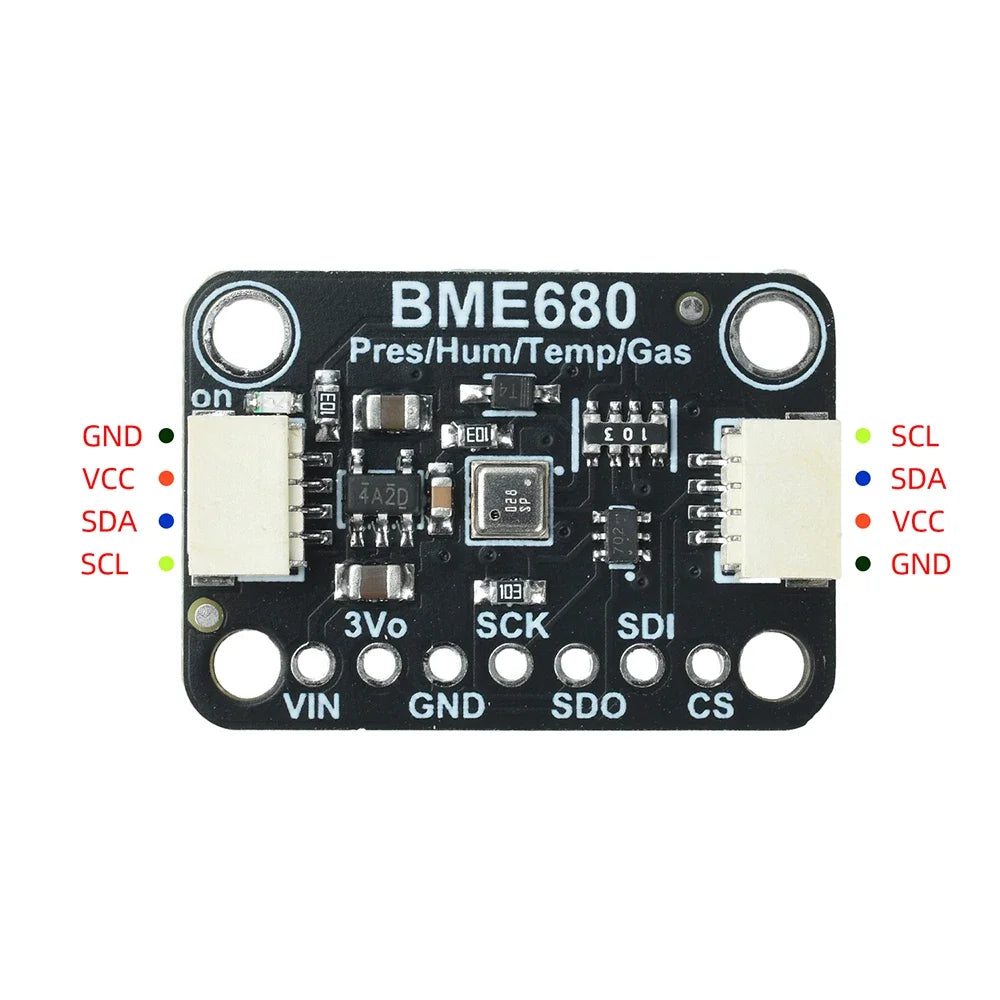 BME680 BME688 AI Air Quality Sensor Module with Temperature Humidity Pressure Detection Qwiic I2C Interface for IoT Smart Home