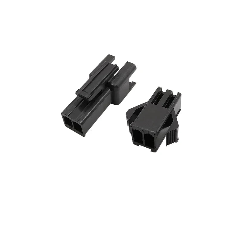 10/20Sets JST SM 2.54mm Pitch 2 Pin Male Female Plug Plastic Housing and Metal Crimping Terminal Connector