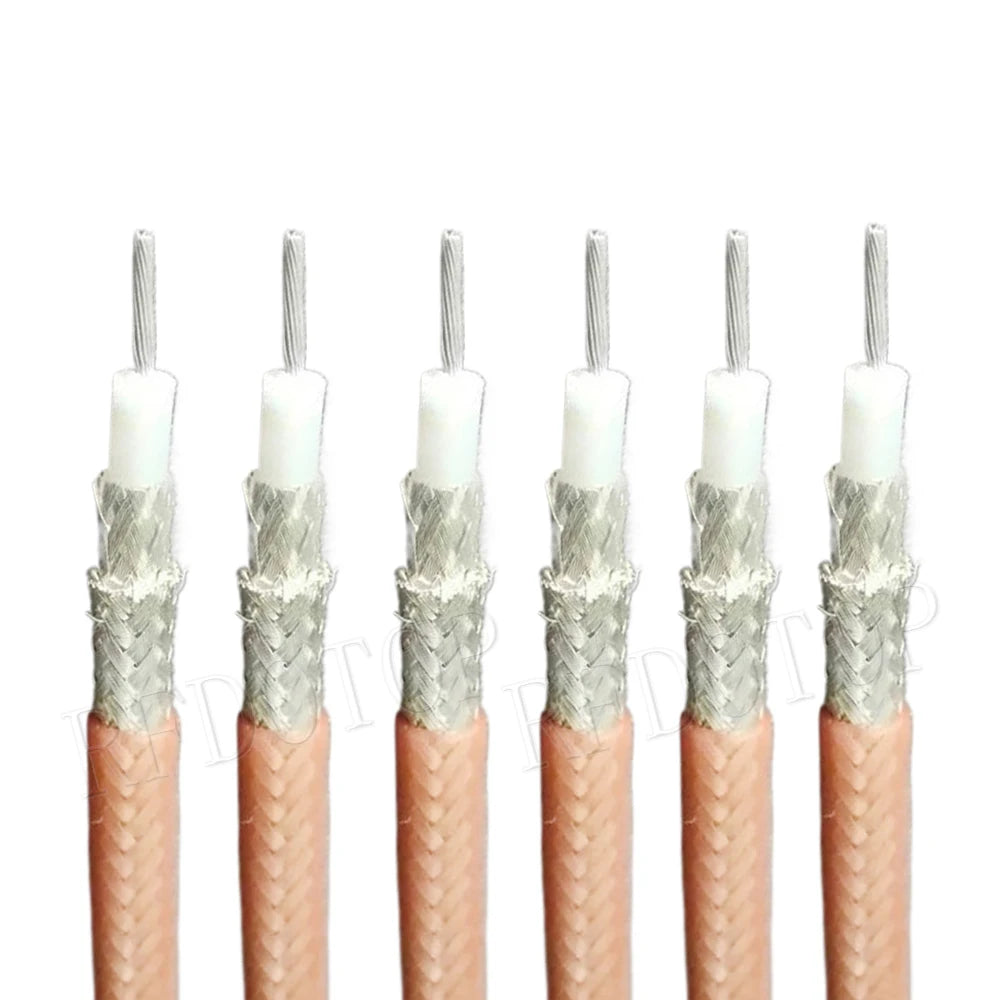 RG-400 BNC Male to BNC Male Connector RG400 Cable Double Shielded High Quality Low Loss 50-3 50 Ohm RF Coaxial Cable Jumper