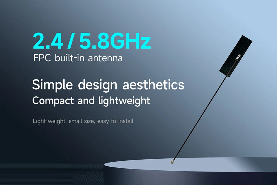 10PCS 2.4G Antenna FPC CDSENET TX2400-FPC Build in Antenna Small Size Interface Light Weight Small Size