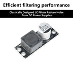 DC 16V 2A LC Power Filter Module Anti-Interference Noise Suppressor for Video/Signal Transmission Eliminates Ripple & EMI
