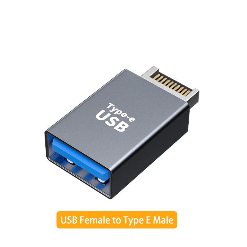 USB 3.1 Front Panel Header Type E to USB C Type C Expansion Cable Adapter Connector for Desktop Computer Motherboard Plug