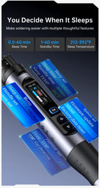 FNIRSI HS-03 Wireless Soldering Iron 10W Rechargeable Portable Soldering Iron 100-450℃ Adjustable Professional Soldering Kit
