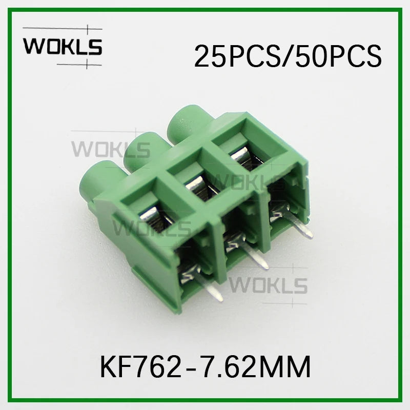 KF7620 7.62 2P 3P PCB UNIVERSAL SCREW TERMINAL BLOCKS DG636 7.62mm 2PIN 3PIN MKDS5 /2 - 7,62 1868076  CONTACT