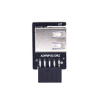 TISHRIC 9Pin To 2 Ports USB 2.0 Expansion Card USB 2.0 Motherboard Header 9pin to 2 Ports USB 2.0 Dual USB A 9 Pin Female Adapt