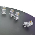 50pcs RJ45 Cat6/Cat5e Connectors Crystal End 8P8C Crimp UTP Standard Ethernet Network Modular Plug No Pass Through