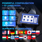 MUCAR VO7S CANFD Professional Scan Tool Bi-Directional Control ECU Coding Auto Car Diagnostic Tool Full System OBD2 Scanner
