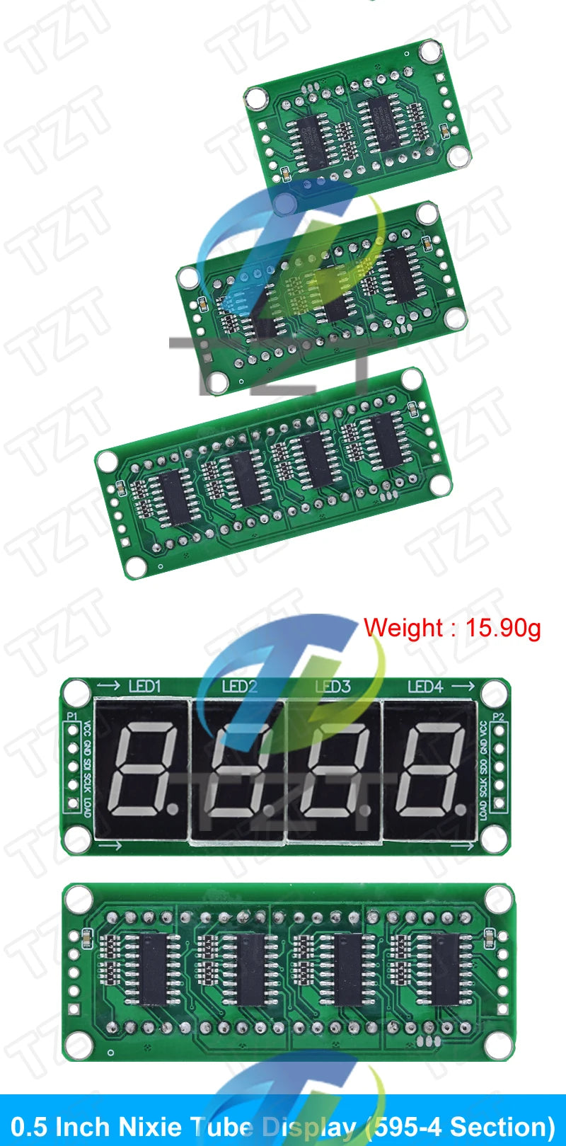 Static Drive 2 3 4 Segment Digital Tube LED Display Module 2 Digital 74HC595 Tube 100% New original For Arduino