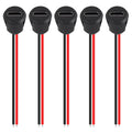 5PCS Type-C Female 2 Pin Type-C Female Socket Connector Waterproof Jack Female Charging Port 3A USB-C Charger Plug Socket