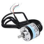 Encoder 600P/R Magnetoelectric Incremental Rotation Encoder 5V‑24V  2‑Phases Shaft 6mm Magnetoelectric Rotation Encoder