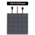 1~5Pcs WS2812B 8x8 16x16 RGB LED Digital Flexible Individually Addressable Panel Screen WS2812 8x32 Smart Pixel Module Matrix 5V