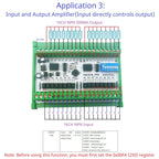 16CH Opto Isolated NPN Input ULN2803 Darlington Output Modbus RTU IO Module DC7-25V Six Working Modes DIN Rail Optional