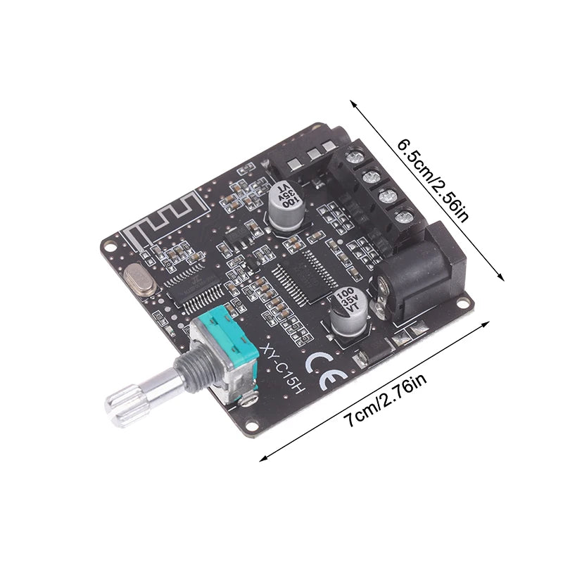2*20W Bluetooth 5.0 Power Amplifier Class D Audio 10W~100W HiFi Stereo Wireless Music Player Mini USB Sound Card App Digital AMP