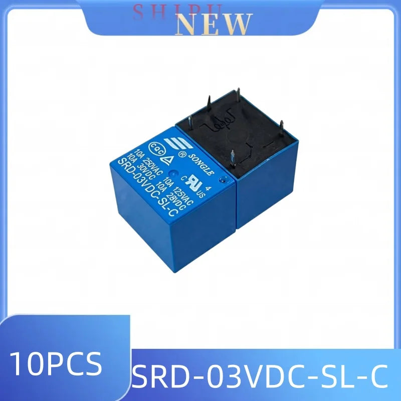 10PCS SRD-03VDC-SL-C SRD-05VDC-SL-C SRD-06VDC-SL-C SRD-09VDC-SL-C SRD-12VDC-SL-C SRD-18VDC-SL-C SRD-24VDC-SL-C Srd-48vd relay
