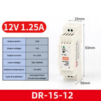DR-60W Output 5V 12V 15V24V DIN Rail Switching Power Supply 24V DC 220V to 12V Transformer 5V Module Power Supply Box