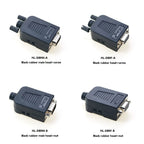 RS232 RS485 DB9 Connector Male Female 9 Pin Breakout Terminals COM Connector D-SUB Terminals 21-24 AWG Wire Solderless Connector