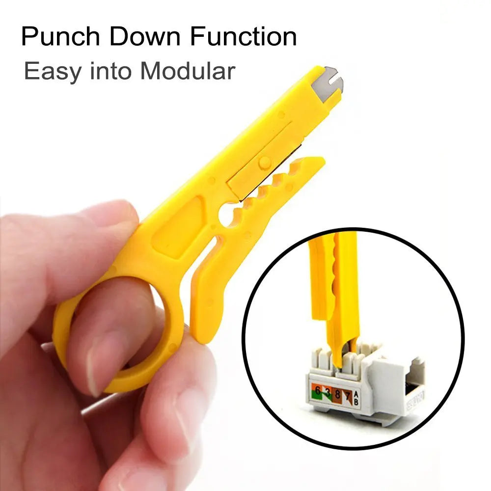 RJ45 Crimper RJ11 RJ45 Crimping Tool Ethernet Network LAN Cable Crimper Cutter Stripper Plier for 6P 8P RJ11 RJ12 RJ45