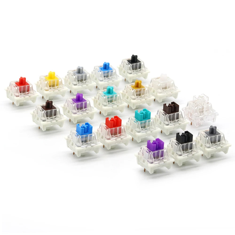 Outemu Switches for Mechanical Keyboard 3Pin Clicky Linear Tactile Silent Switch RGB LED SMD Gaming Mechan With MX Switch