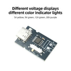 PD QC Protocol Fast Charging Decoy Module 5V 9V 12V 20V Adjustable with Indicator Light Type-C Trigger Module for DIY Electronic