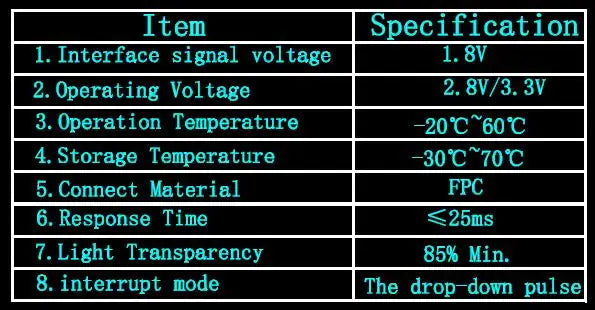 IPS 4.3 inch 16.7M TFT LCD Capacitive Touch Screen with Adapter Board HX8369A FT5216 Drive IC 480*800 RGB888/24Bit MCU Interface