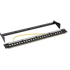 24 Port 19 inch RJ45 Patch Panel Frame Ethernet Rack Keystone Jack Coupler Cat5e Cat6 Cat6A Cat7 Network Cabinet Cable Internet