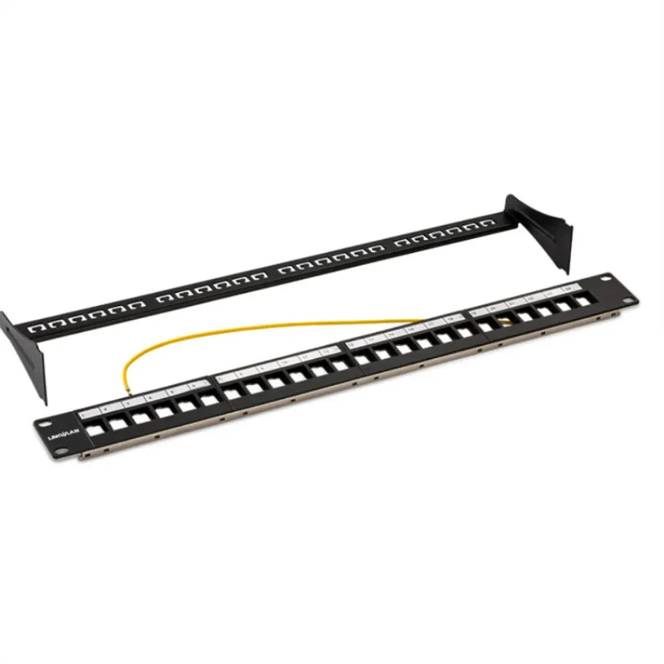 24 Port 19 inch RJ45 Patch Panel Frame Ethernet Rack Keystone Jack Coupler Cat5e Cat6 Cat6A Cat7 Network Cabinet Cable Internet