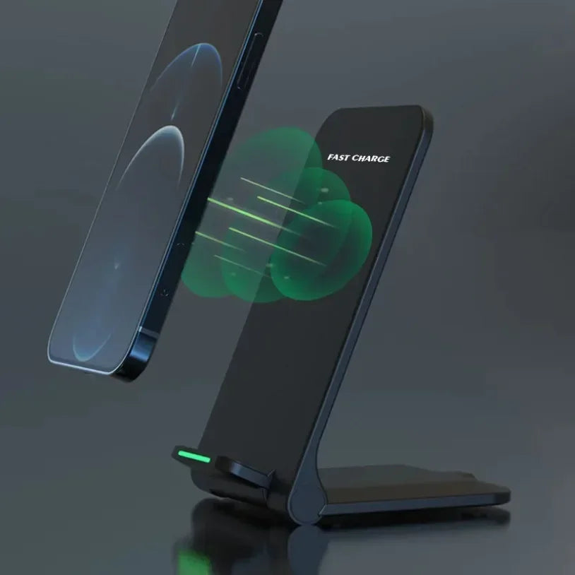 65W Fast Wireless Charger Phone Holder, Suitable for iPhone 17, 16, 15, 14 Pro Samsung Xiaomi Phones