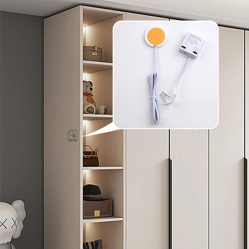 85V-265V AC LED Touch Switch, Suitable for Hidden Cabinet Installation, Can Penetrate 40MM Thickness Wood Touch Sensor