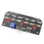 Infrared Detector Tracking Transmission Line TCRT5000 Tracker Sensor Obstacle Avoidance Sensor Module for Arduino Diy Car Robot