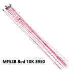 10PCS 1% 10CM Lead MF52 Wired NTC Thermistor 10K 100K 3435 3950