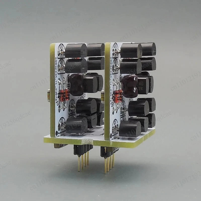Fever fully discrete op amp module, low noise FET differential input high current output single and double op amp