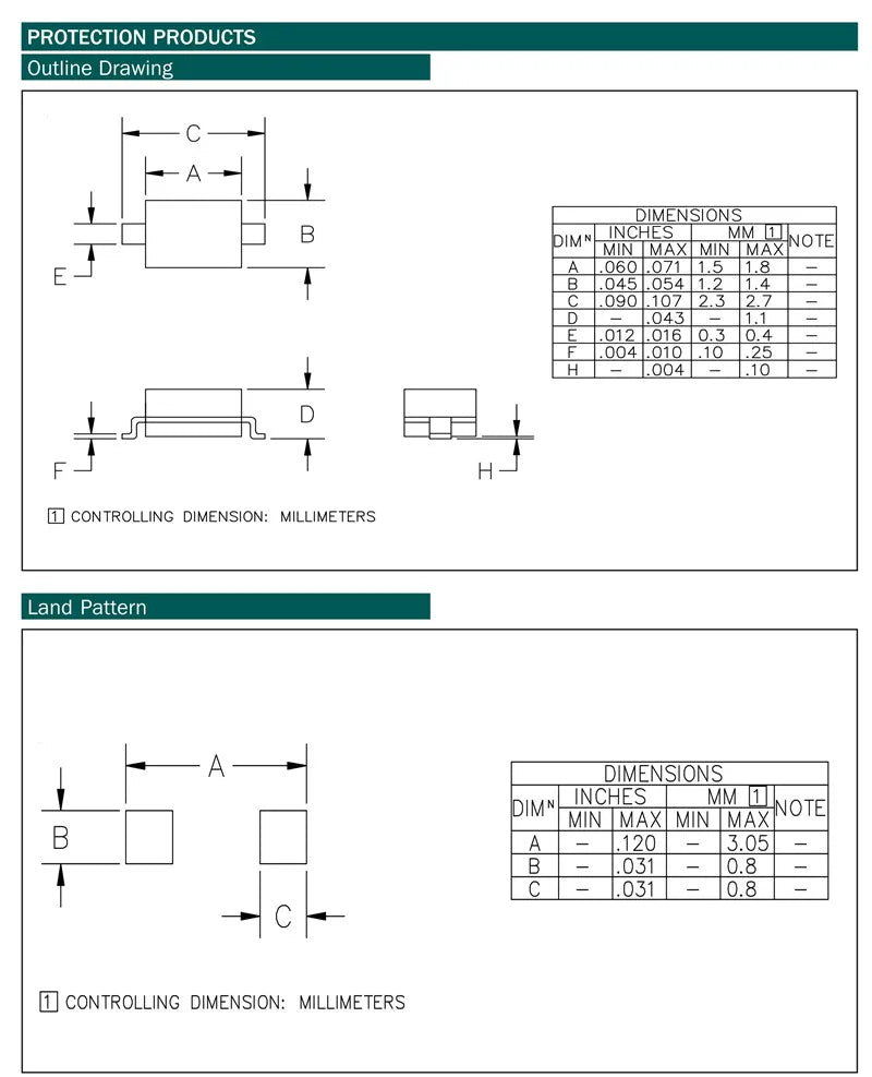 50PCS SD05.TCT 5U SD12.TCT 6U SOD-323 SD05 5V SD12 12V 350W Single Line TVS Diode for ESD Protection SMD