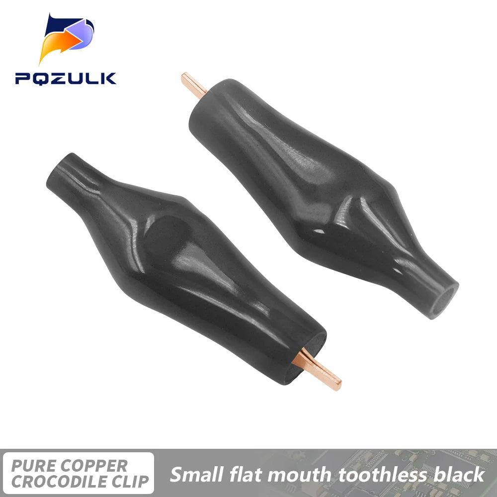 5PCS/LOT Pure Copper Alligator Clip Flat-Mouthed Small Copper Clip Without Toothed Small Copper Clip