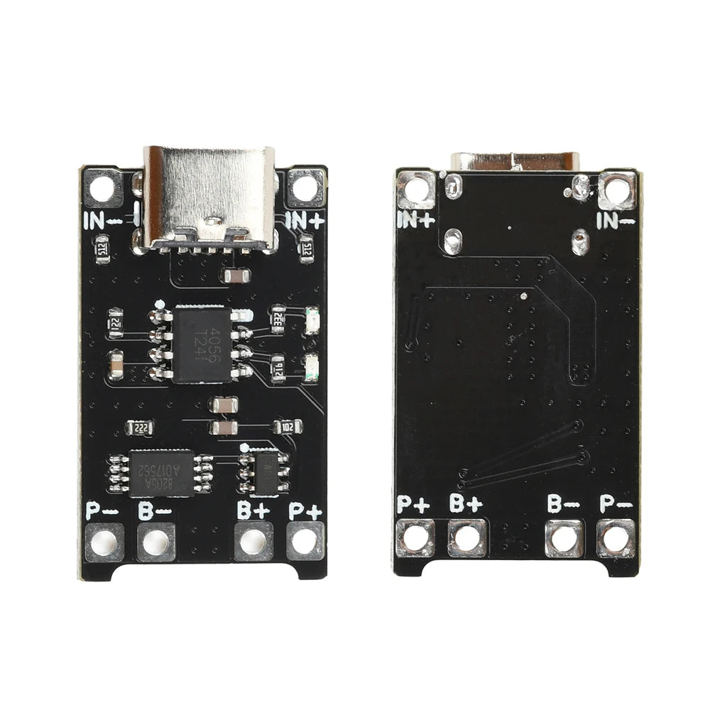 2 In 1 TP4056 Li-ion Battery Charging Module DC 4-8V 1.2A Battery Charging Board Module Type C Charging Protection