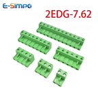 5/10PCS 7.62MM Large spacing 2EDG 2EDGRK 2-16P Welding free Docking Aerial Plug-in Terminal Block PCB Termianl Connector
