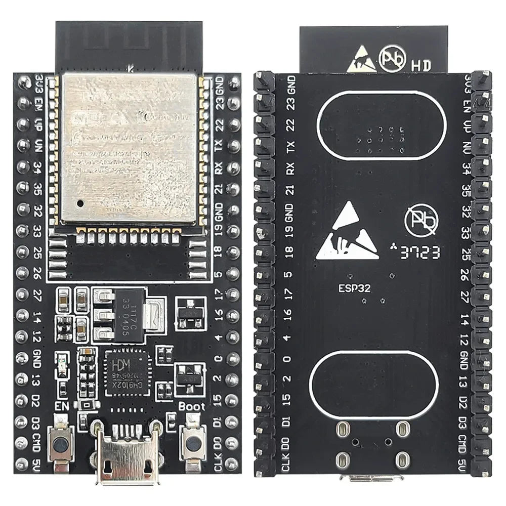 ESP32 Development Board with GPIO Expansion Board Kit ESP32-32D BT Wifi Module USB Type-C CP2102 ESP32-DevKitC 38PIN