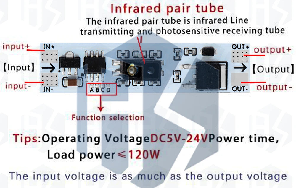 Touch Switch Capacitive Module 5V-24V 3A LED Dimming Control Lamps Active Components Short Distance Scan Sweep Hand Sensor Touc