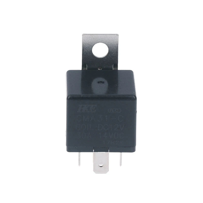 1Pc CMA31-C DC12V Waterproof Automotive Relay 12VDC 5Pin 30A With Backplate HKE Car Relay 12V 5Pin With Relay Socket