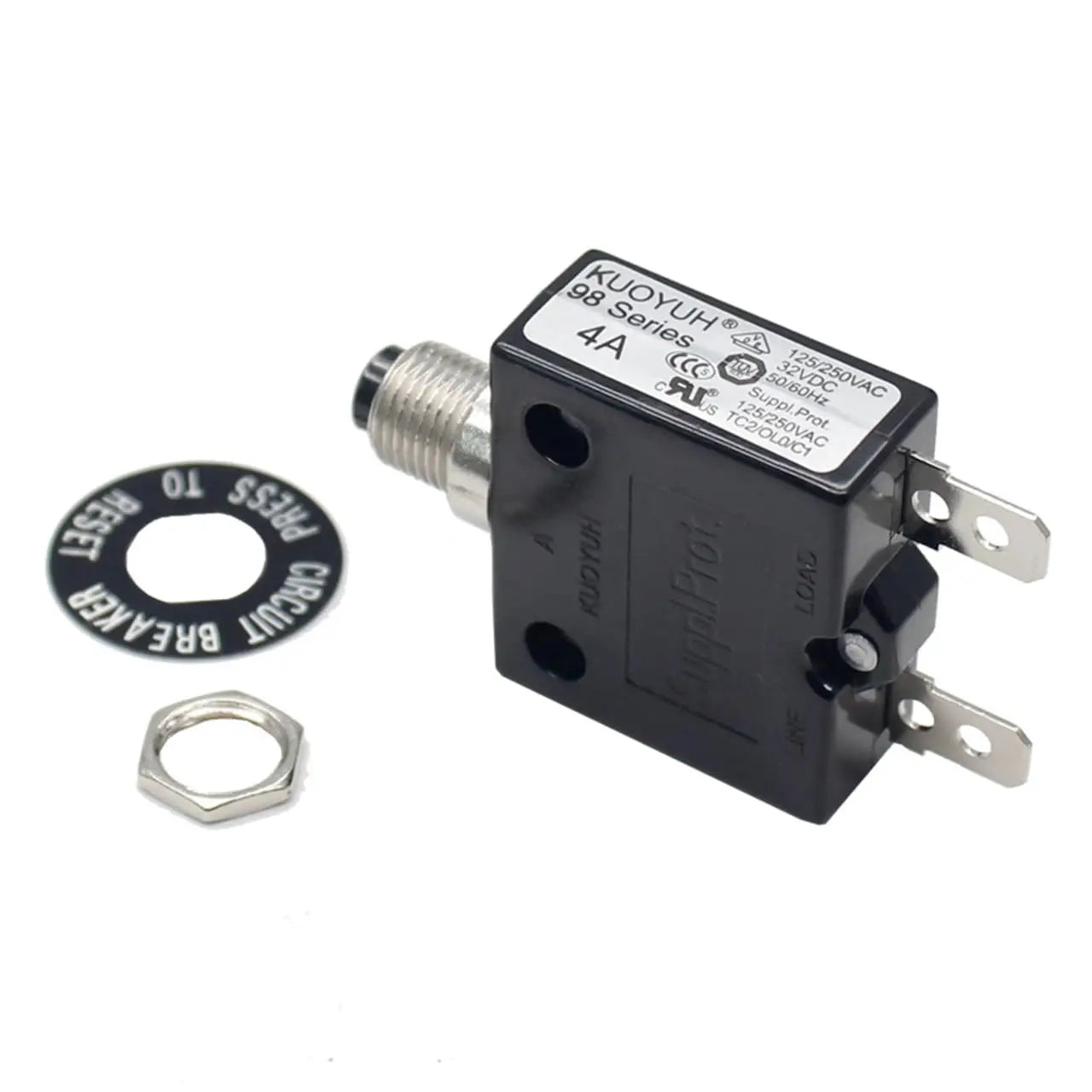 5PCS KUOYUH 98 Series Mini Circuit Breaker Overload Protector Switch 3A 4A 5A 6A 7A 10A 15A 20A 25A 30A 32A 35A 40A 50A