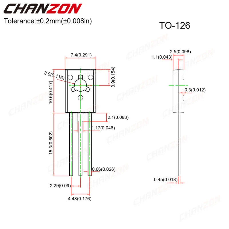 20PCS (10PCS 2SB649A + 10PCS 2SD669A) TO126 NPN PNP Transistor Kit Bipolar Junction Triode Tube Fets Integrated Circuits BJT