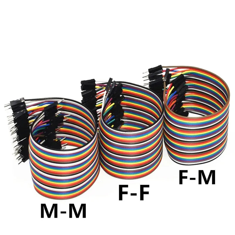 Dupont Line 10CM 20CM 30CM 40Pin Male to Male + Male to Female and Female to Female Jumper Wire Dupont Cable for Arduino DIY KIT