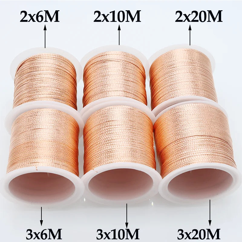 6M/10M/20M Copper Welding Wick Wire Solder Paste Rosin Flux for PCB Board Soldering Iron Oxidation Resistivity Desoldering Braid