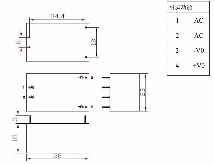 LAUBEI HLK-5M03/09/12/24 HLK-PM03/09/0612/24 AC-DC 3W 5W 5V/3.3V/12V/24V Intelligent Switch Step Down Buck Power Supply Module
