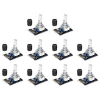 1-10PCS 360 Degree Rotary Encoder Module KY-040 Brick Sensor Development Board with Knob Cap Potentiometer KIT DIY for Arduino