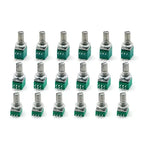 5PCS RK097NS G Single Double Potentiometer B5K/10K/20K/50K/100K Power Discharge Bit Speaker Audio