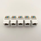 5Pcs CAT6 UTP Network Module Tool-free RJ45 Connector Information Socket Computer Outlet Cable Adapter Keystone Jack