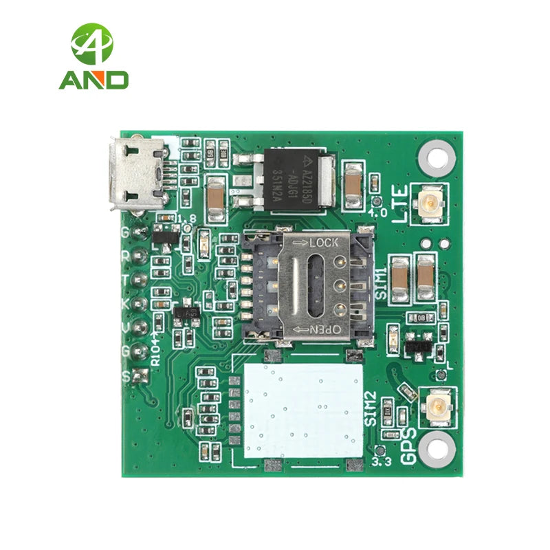 SIMCOM A7665E LTE CAT1 Breakout Board 4G GSM Cellular Module with SIM Slot Development Board for Vehicle GPS Tracker