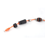 Linkwylan IP68 Waterproof RJ45 Field Extension Connector Full Shielded Toolless Type Tool-Free Connection For Cat6 6A Cat7 Cable
