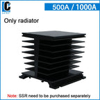 LCTC DC Control DC Solid State Relay 500A 1000A With Radiator SSR Heat Sink High Power Controller 3-32VDC LC-500D75D